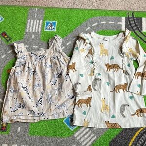 Animal Print Toddler Top & Dress Bundle